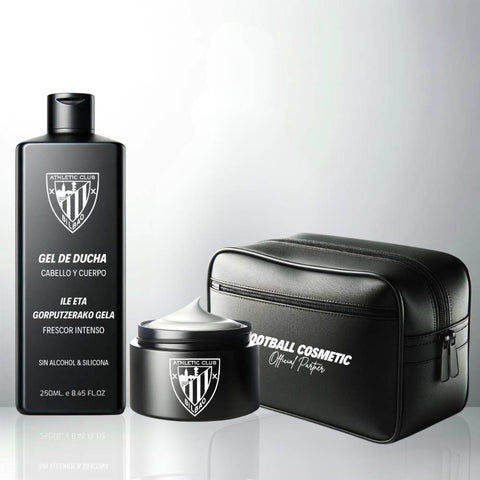 Athletic Club Bilbao Sport Set Shower Gel Styling Wax Toiletry Bag | Football Cosmetic