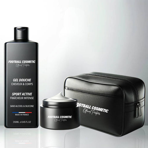 Football Cosmetic Sport Set Shower Gel Styling Wax Toiletry Bag | Football Cosmetic